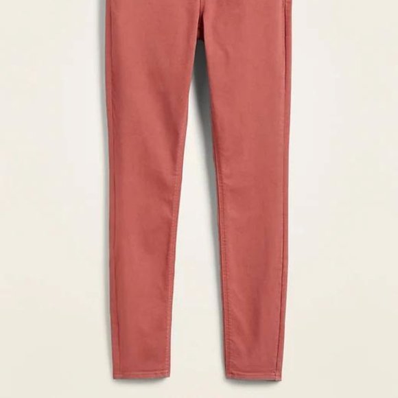 High-Waisted Button-Fly Pop-Color Rockstar Skinny - Picture 3 of 4